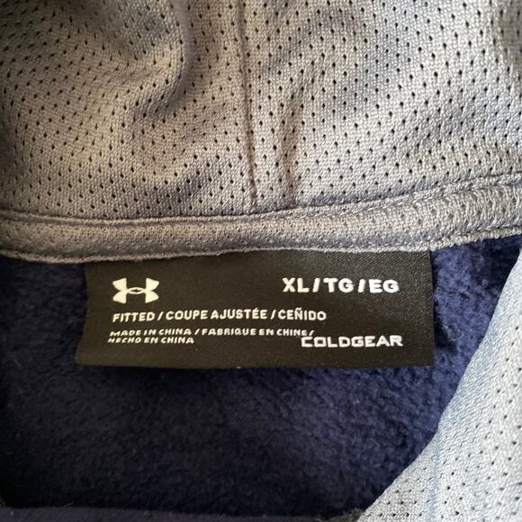 Under Armour Hoodie cold gear blue and green size XL - Picture 8 of 11